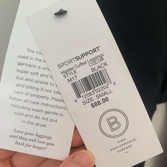 BLANQI Sport Support Hipster Cuffed Leggings Maternity/PP - Picture 6 of 6